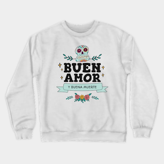 dia de los muertos Crewneck Sweatshirt by Tip Top Tee's